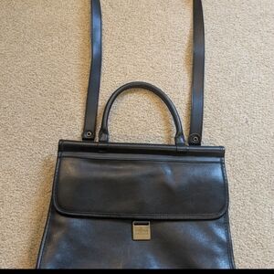 Perry Ellis Black leather purse